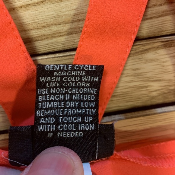 Torrid Neon Orange Size 2 Blouse Blouse - Picture 5 of 6